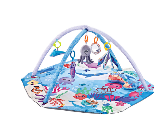 Baby Play Mat with Toys | Soft, Breathable, Washable Design