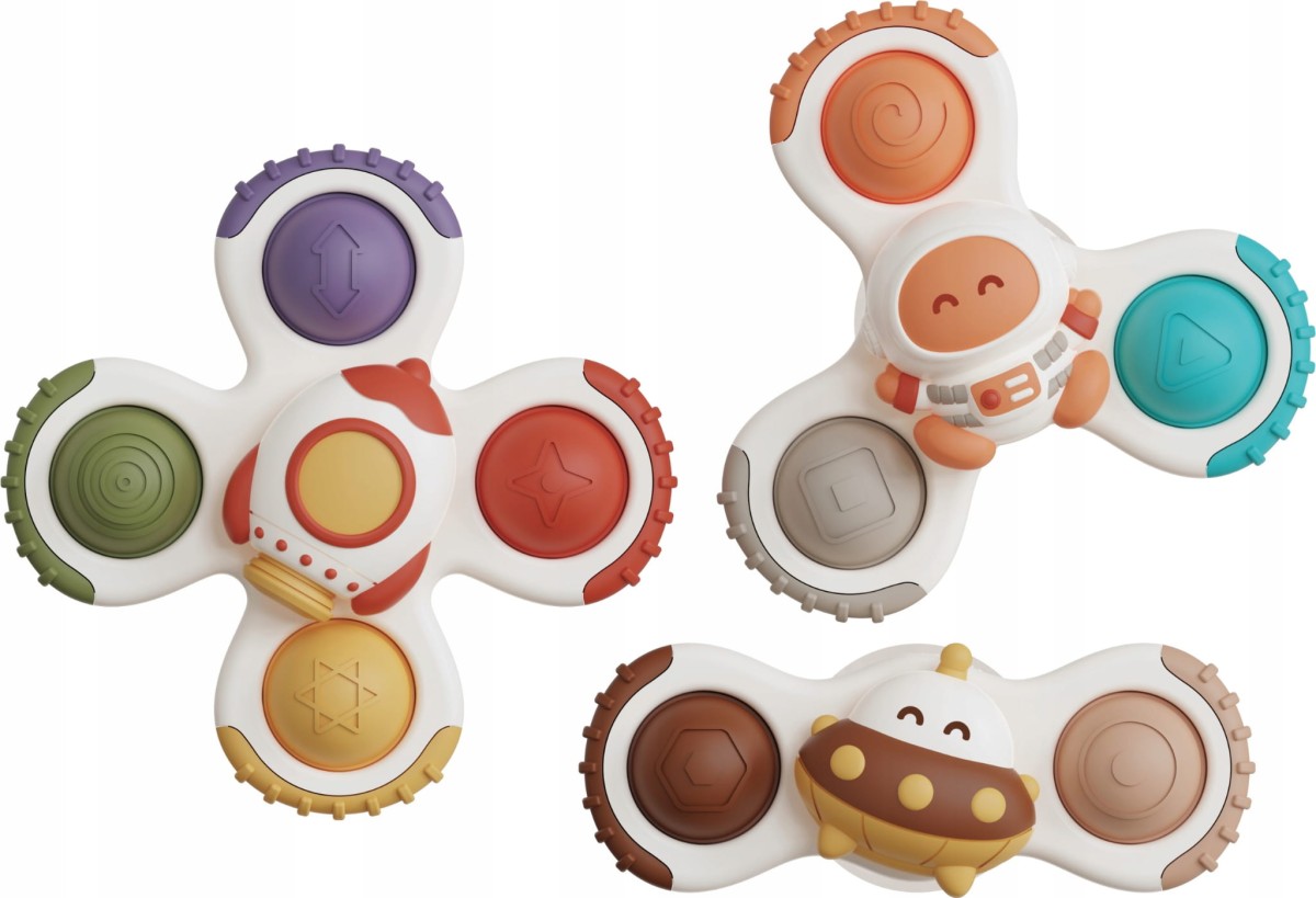 Baby Spinners Set | Colorful Toys for Sensory Play