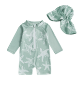 Baby UV Swim Set | Long Sleeves with Sun Hat