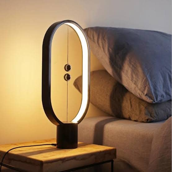 Wooden LED Table Lamp | Magnetic Switch for Effortless Use