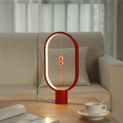 Wooden LED Table Lamp | Magnetic Switch for Effortless Use