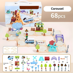 Creative Puzzle Track Set | Montessori-Inspired Learning Toy