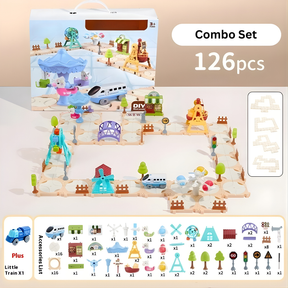 Creative Puzzle Track Set | Montessori-Inspired Learning Toy