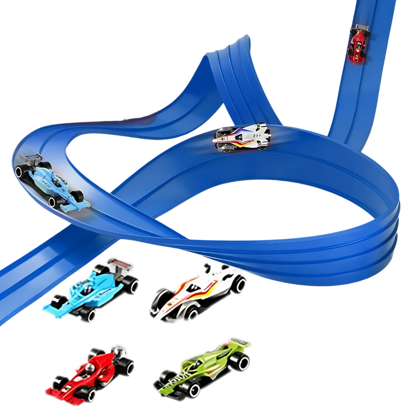 Flexible Racing Track Set | Transform Any Space Into A Racetrack