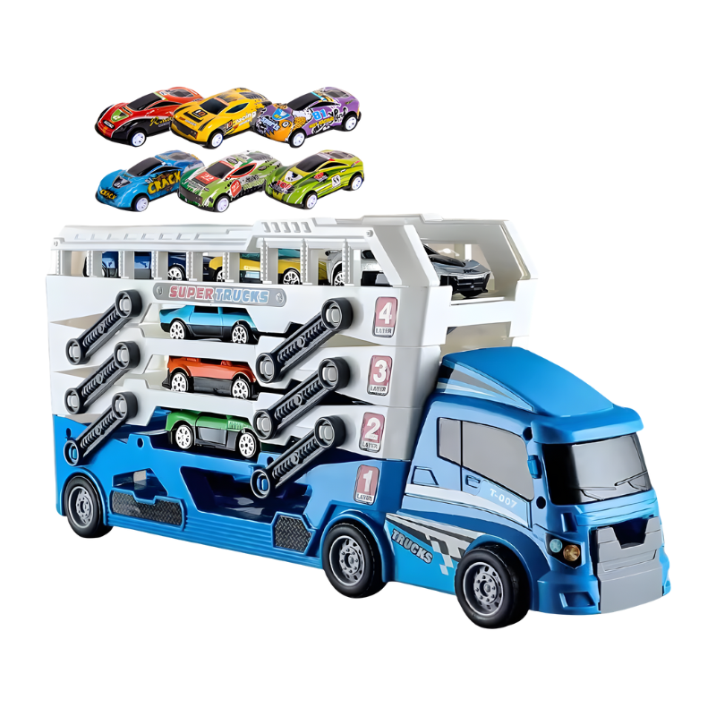 Transport Truck Toy Set | Encourages Imagination and Teamwork