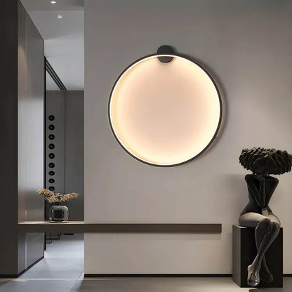 Contemporary Wall Ring Lamp | Elegant Scandinavian Design with LED Glow