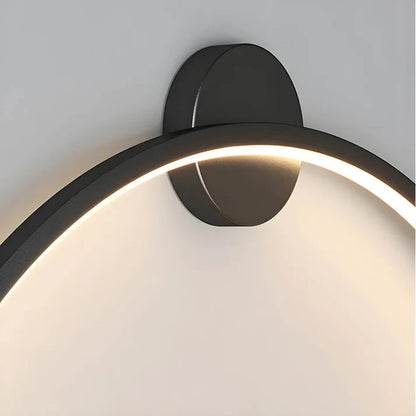 Contemporary Wall Ring Lamp | Elegant Scandinavian Design with LED Glow