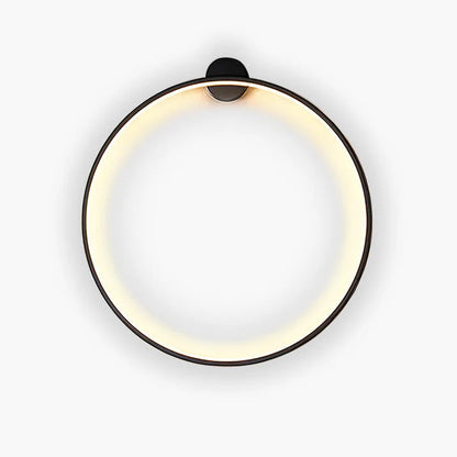 Contemporary Wall Ring Lamp | Elegant Scandinavian Design with LED Glow
