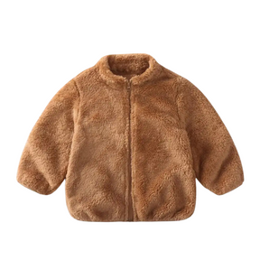 Soft Teddy Jacket for Kids | Cozy Warmth for Cold Days