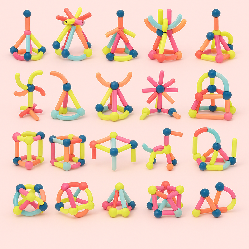 STEM Building Toy Set | Encourages Creativity and Motor Skills