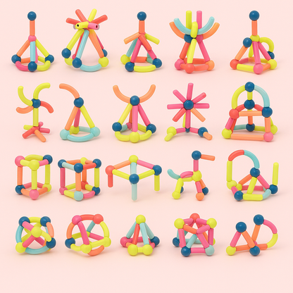 STEM Building Toy Set | Encourages Creativity and Motor Skills