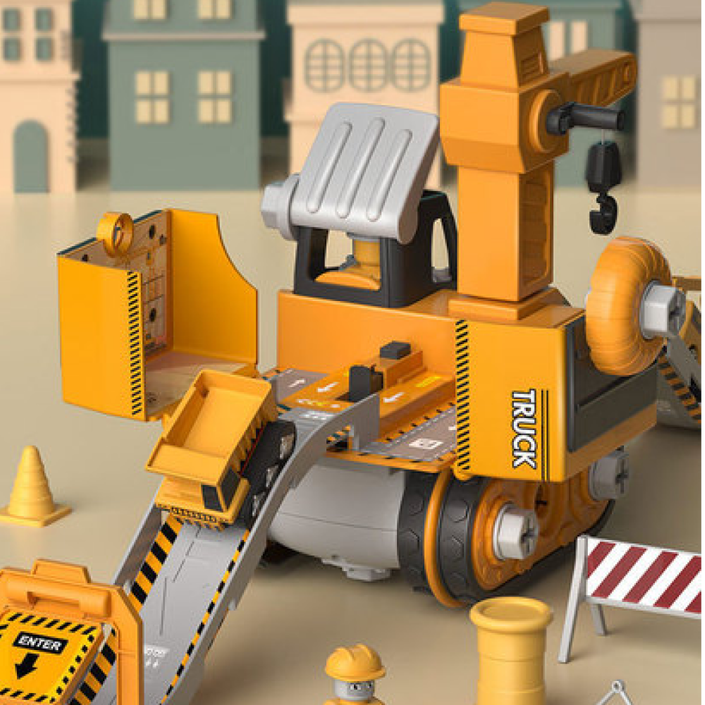 Construction Vehicle Playset | 3-in-1 Fun for Kids