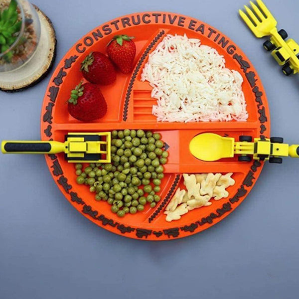 Bulldozer Cutlery Set | Fun Mealtime Adventure for Kids