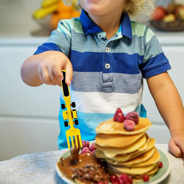 Bulldozer Cutlery Set | Fun Mealtime Adventure for Kids