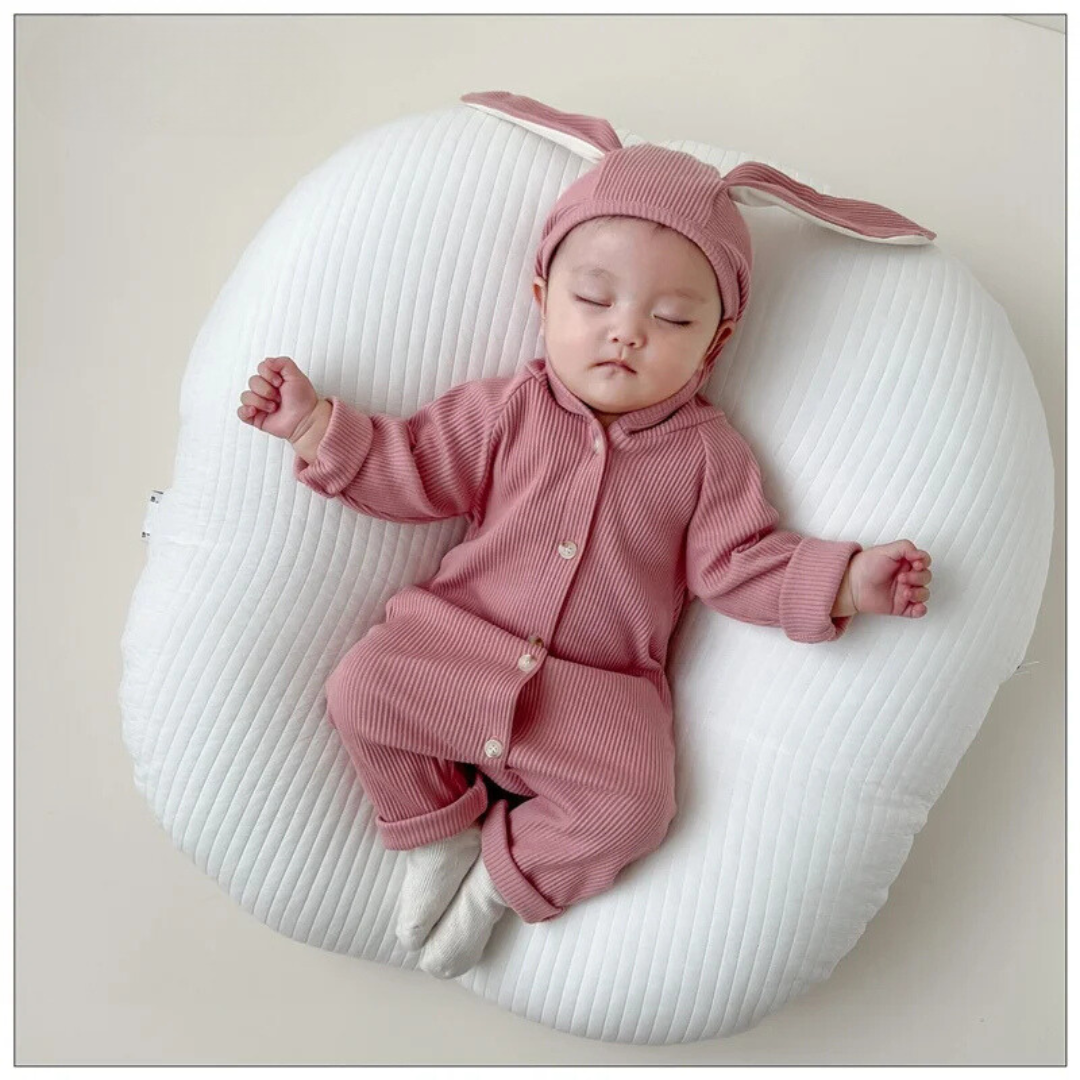 Baby Bunny Romper | Soft Cotton with Fluffy Tail