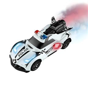 High-Speed RC Police Car | Rechargeable with Real Smoke Effect