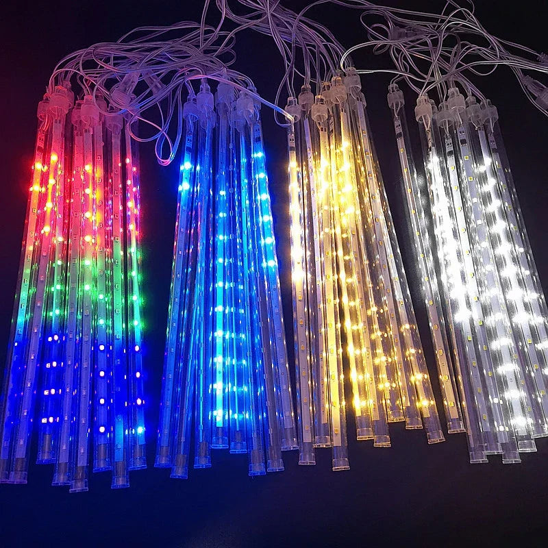 LED Meteor Shower Lights | Energy-Efficient Outdoor Holiday Decor