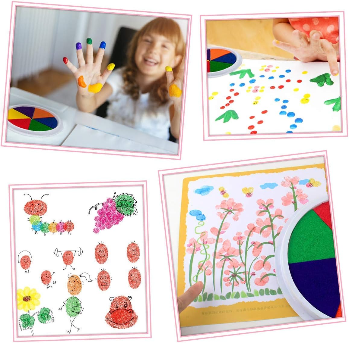 Children's Washable Finger Paint Set | Stimulates Creativity and Fun