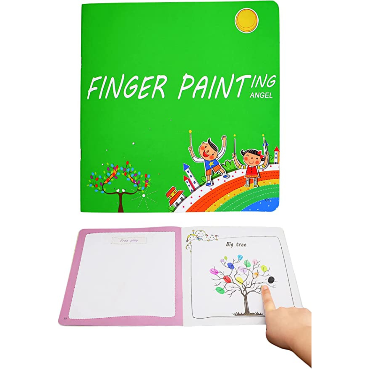 Children's Washable Finger Paint Set | Stimulates Creativity and Fun