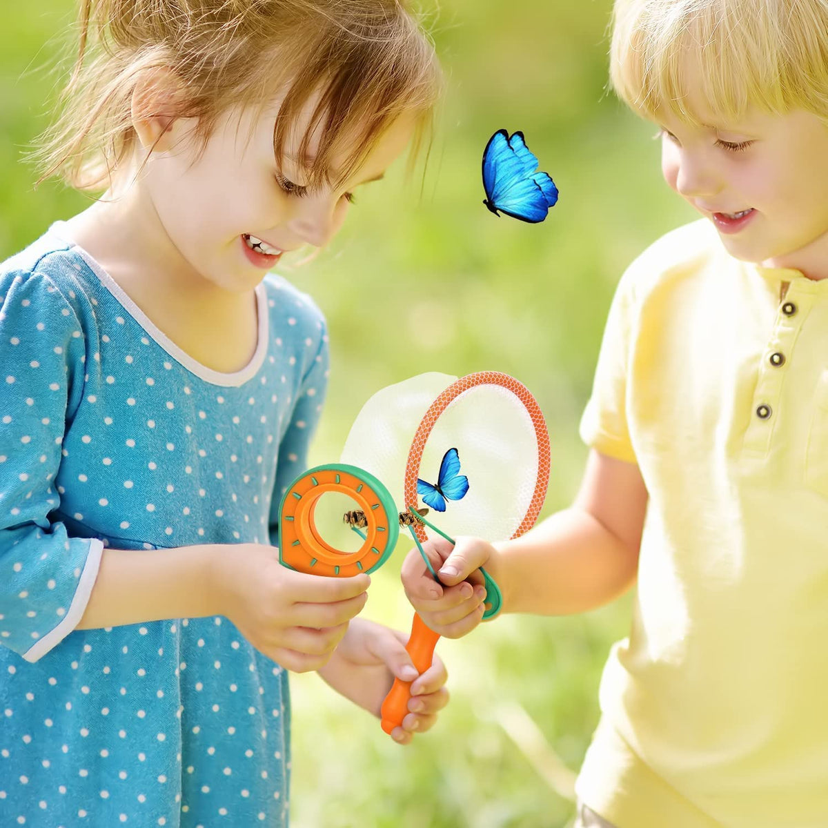 Kids' Insect Exploration Kit | Safe Plastic with Magnifying Glass