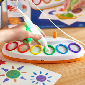 Magic Paint Set for Kids | Stain-Free Light-Up Brush Kit