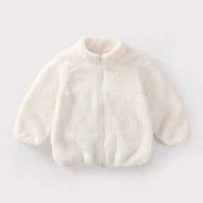 Children's Warm Plush Jacket | Cozy Unisex Autumn Winter Wear