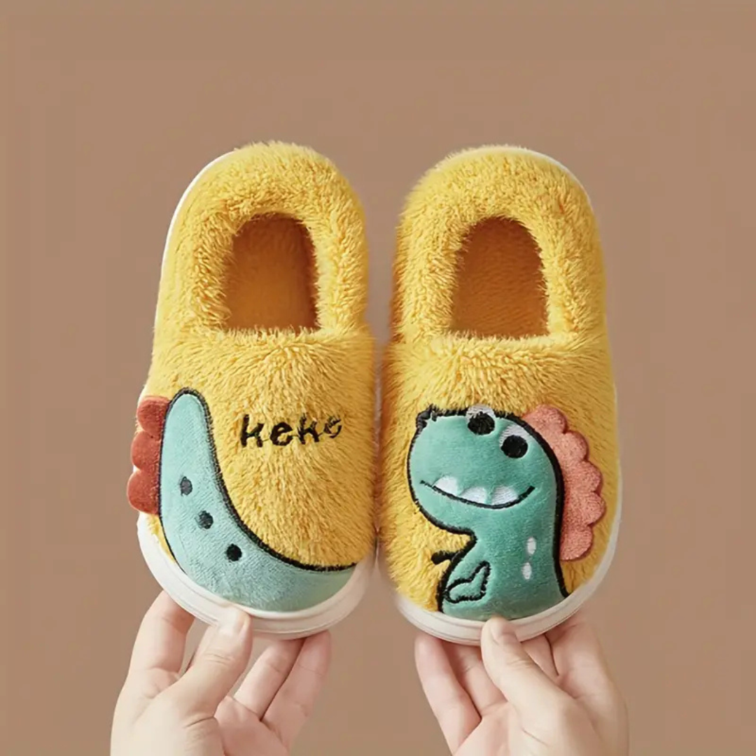 Dinosaur Slippers for Kids | Soft, Warm, Non-Slip Design