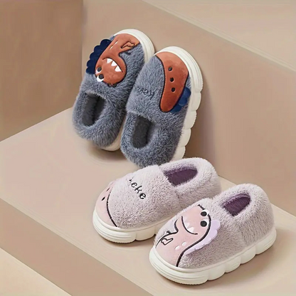 Dinosaur Slippers for Kids | Soft, Warm, Non-Slip Design