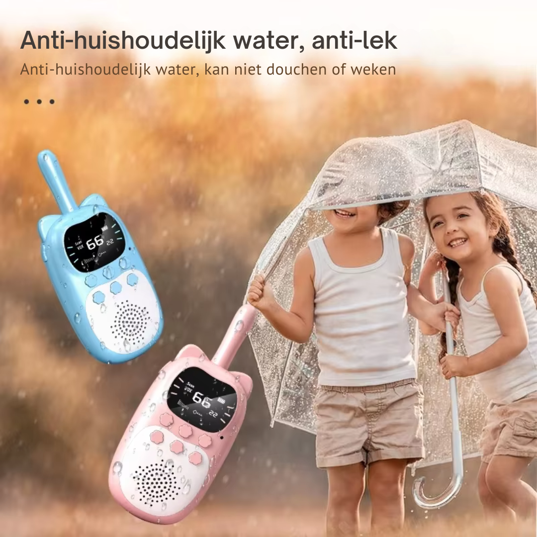 Children’s Rechargeable Walkie Talkies | 3 km Range, Durable Design