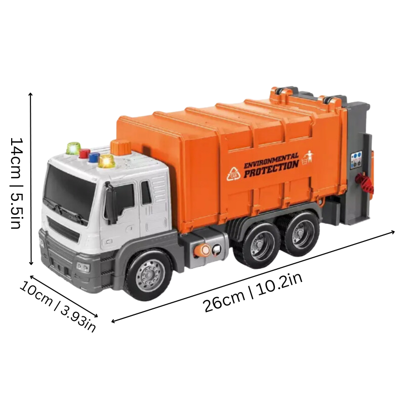 Interactive Garbage Truck Toy | Engaging Sounds and Lights