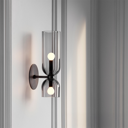 Glass Wall Lamp | Elegant Minimalist Design for Cozy Spaces