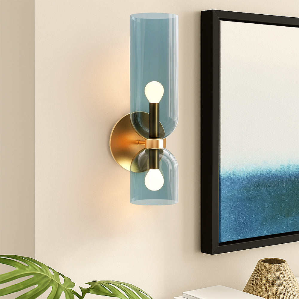 Glass Wall Lamp | Elegant Minimalist Design for Cozy Spaces