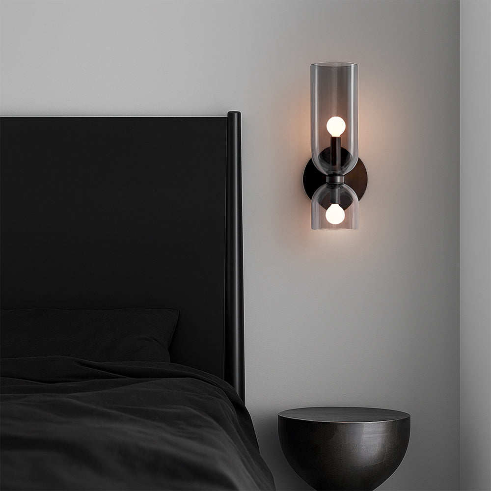 Glass Wall Lamp | Elegant Minimalist Design for Cozy Spaces