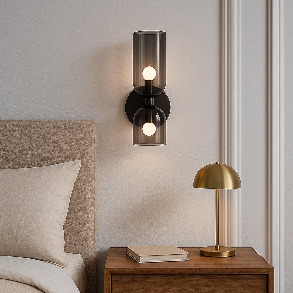 Glass Wall Lamp | Elegant Minimalist Design for Cozy Spaces