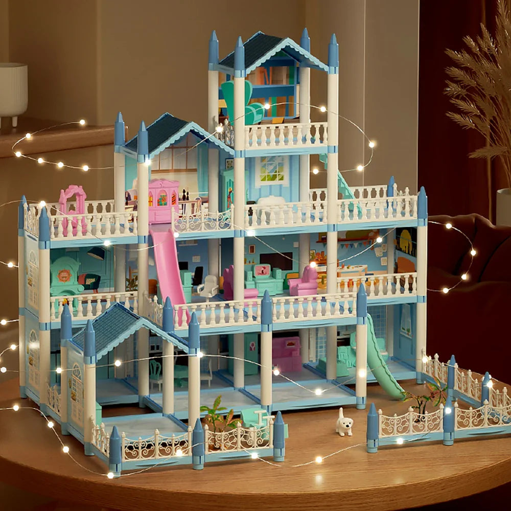 DIY 3D Dollhouse Kit | Creative Miniature Craft Set for Kids