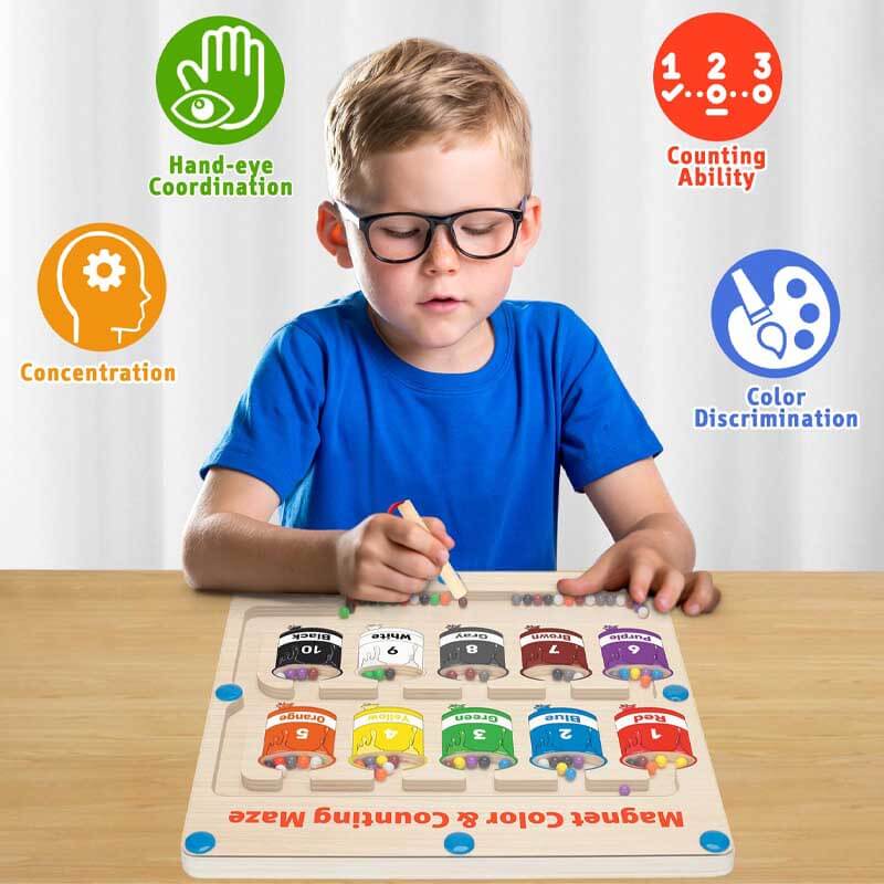 Magnetic Counting Puzzle | Colorful Educational Toy for Kids