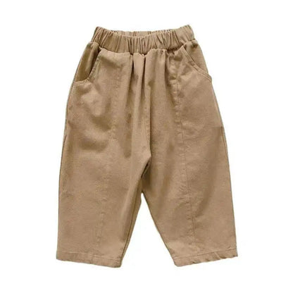 Kids Elastic Waist Pants | Comfortable All-Season Fit