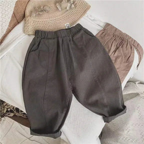 Kids Elastic Waist Pants | Comfortable All-Season Fit