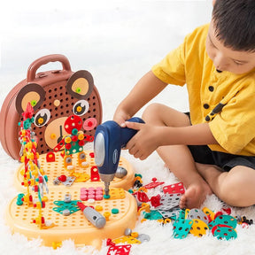 Construction Toy Set with Drill | Creative Learning and Hands-On Play