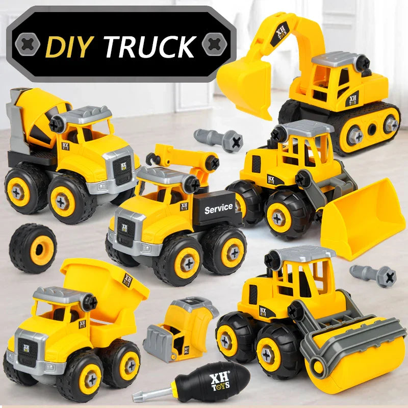 Construction Truck Toy Set | Fun and Educational Building Experience