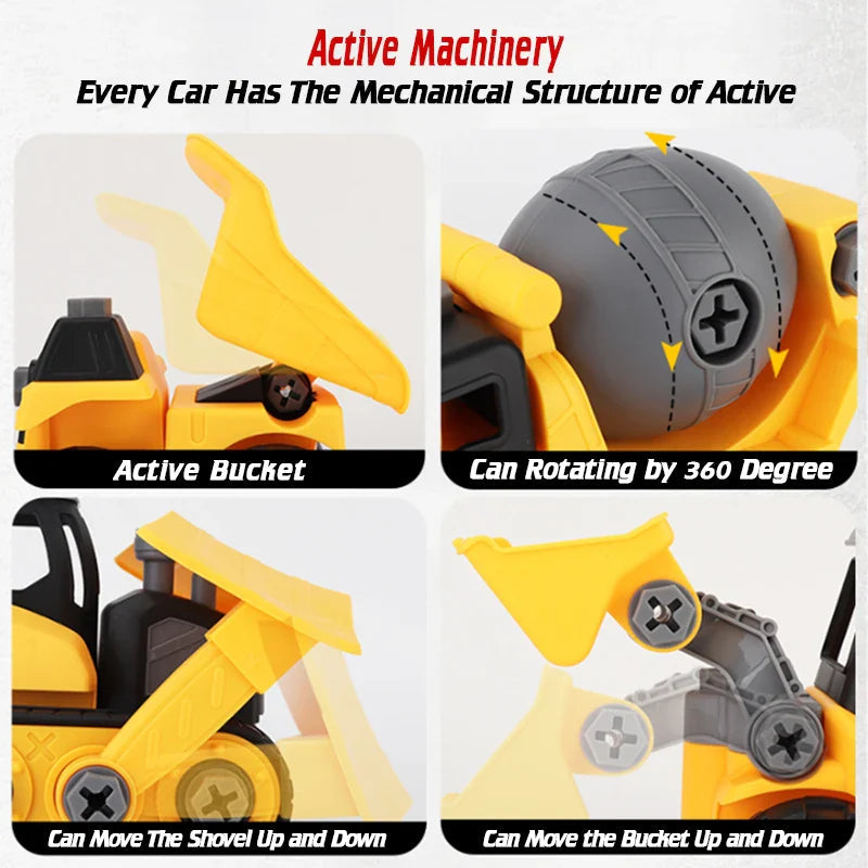 Construction Truck Toy Set | Fun and Educational Building Experience