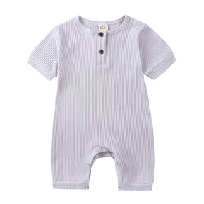 Baby Summer Romper | Soft Cotton with Easy Snap Closure