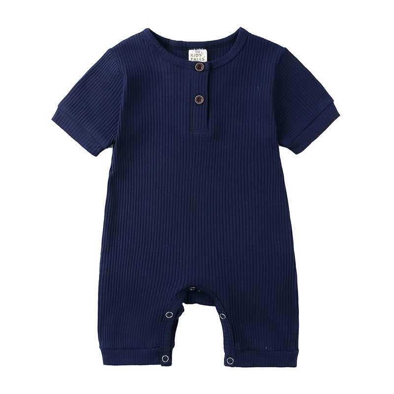 Baby Summer Romper | Soft Cotton with Easy Snap Closure
