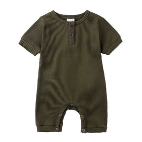 Baby Summer Romper | Soft Cotton with Easy Snap Closure