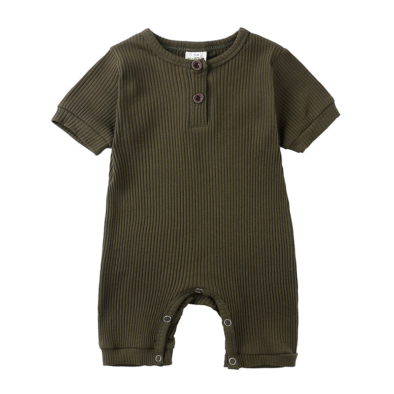 Baby Summer Romper | Soft Cotton with Easy Snap Closure