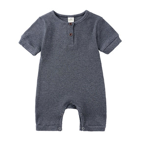 Baby Summer Romper | Soft Cotton with Easy Snap Closure