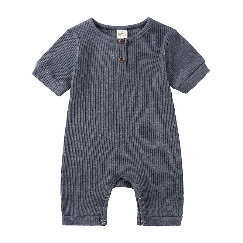 Baby Summer Romper | Soft Cotton with Easy Snap Closure