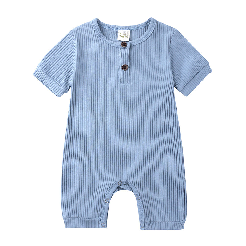 Baby Summer Romper | Soft Cotton with Easy Snap Closure