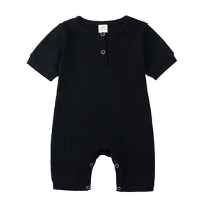 Baby Summer Romper | Soft Cotton with Easy Snap Closure