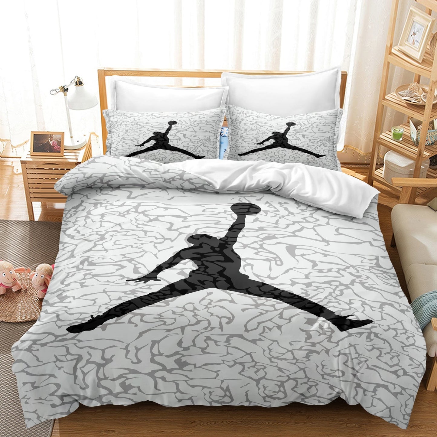 Basketball Duvet Cover Set | Ultra-Soft Fabric with Sporty Design